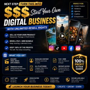 250K+ Viral Reels Vault | Faceless Content Bundle with PLR & MRR Rights