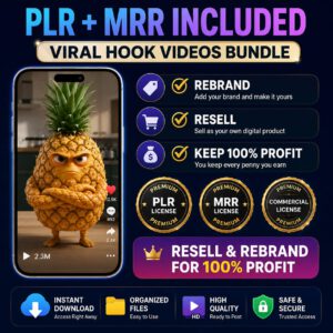 1200+ AI Talking Objects Vault | Viral Reels Bundle with PLR & MRR Rights